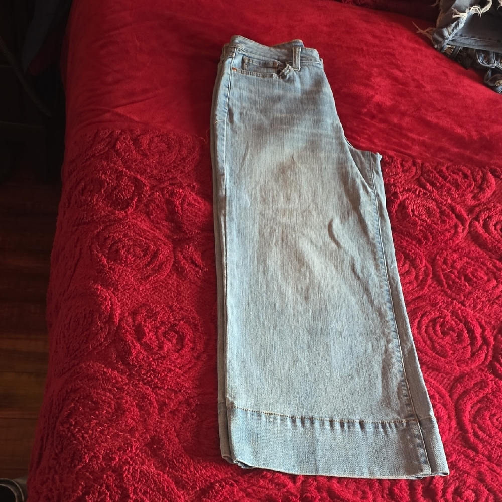 a.n.a Light Blue Straight Leg Jeans